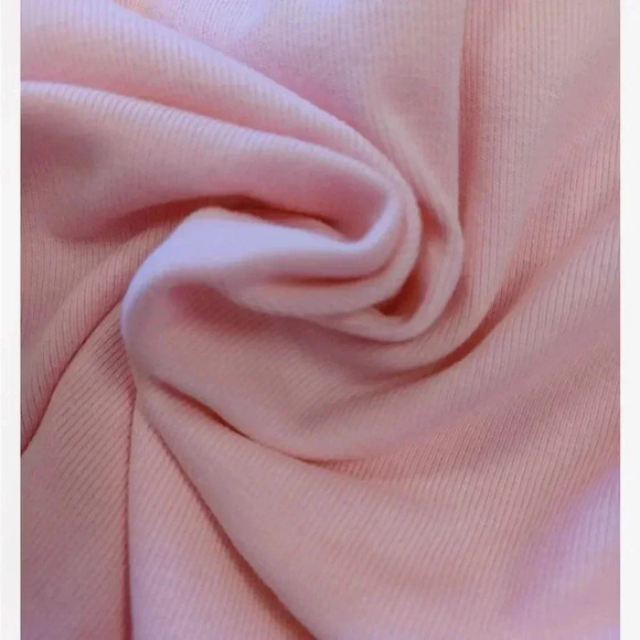 Dolls kill Delia Long Sleeve Pink Cherry Top  Size Large - Picture 8 of 9